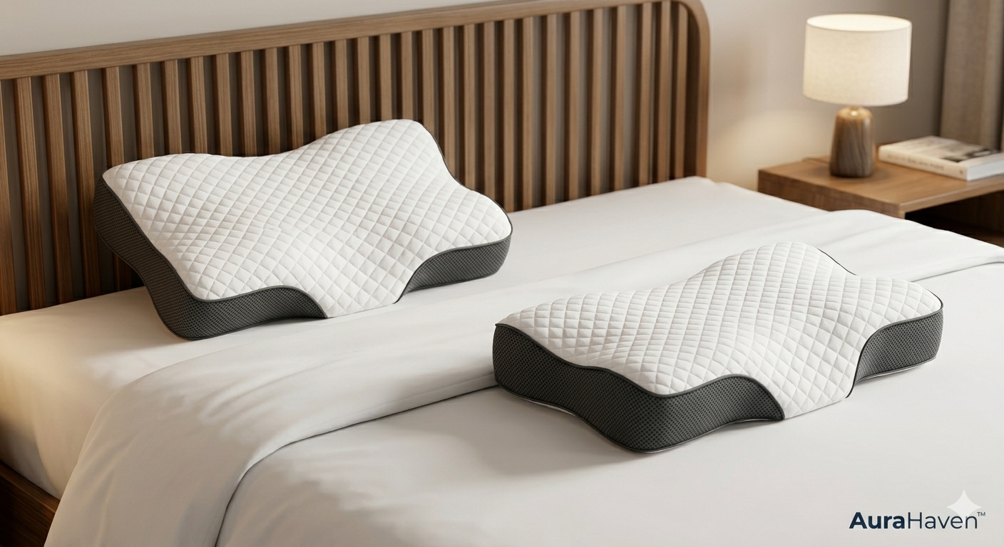 AuraHaven™ DeepSleep Orthopedic Contour Pillow