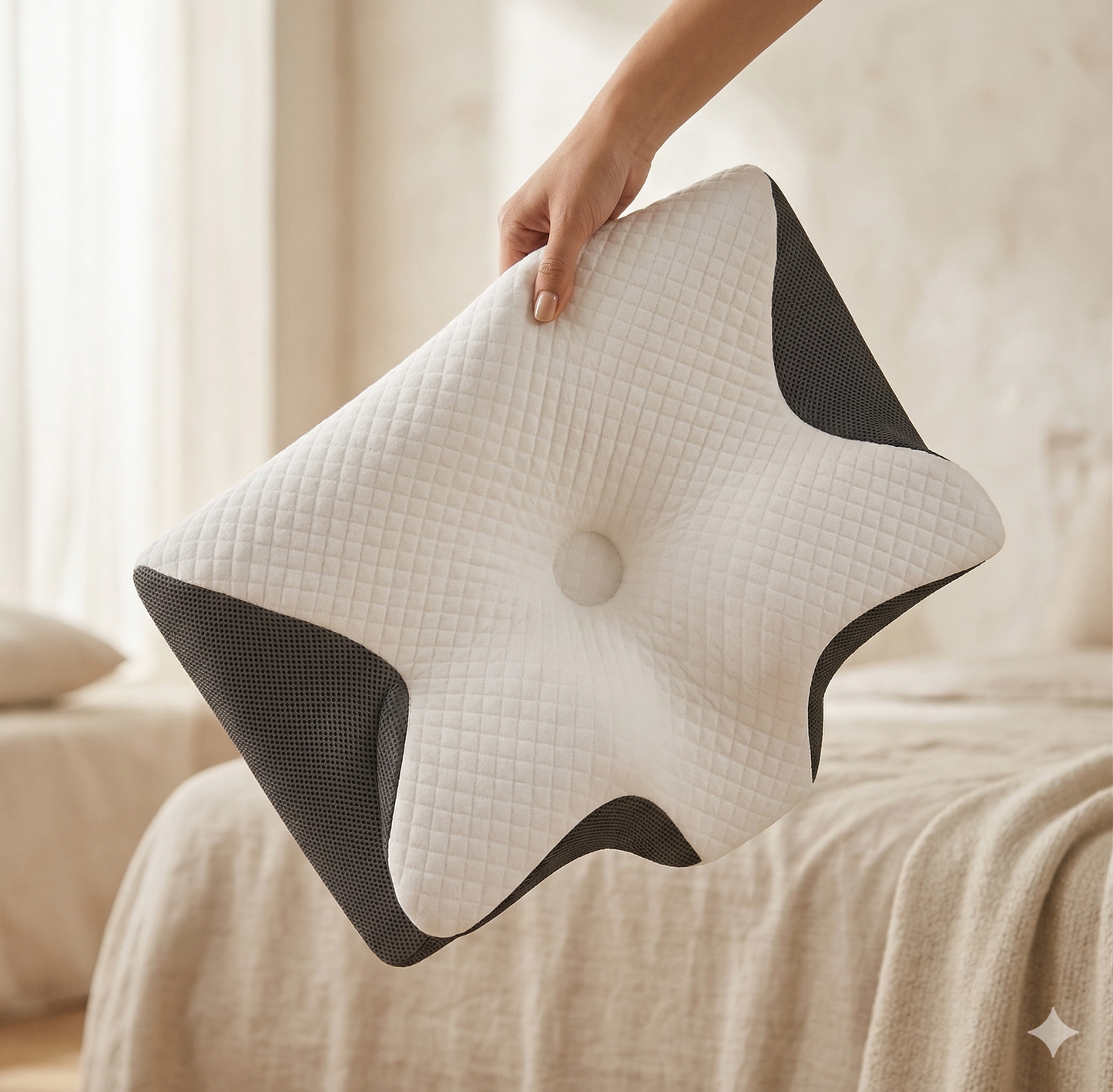AuraHaven™ DeepSleep Orthopedic Contour Pillow