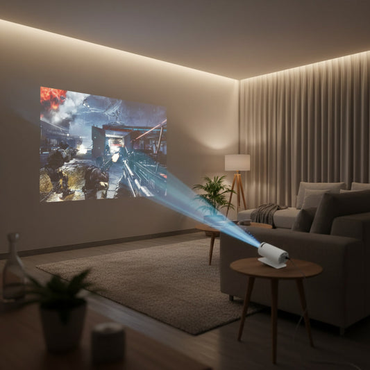 AuraHaven™ LumiOne Portable Smart Projector