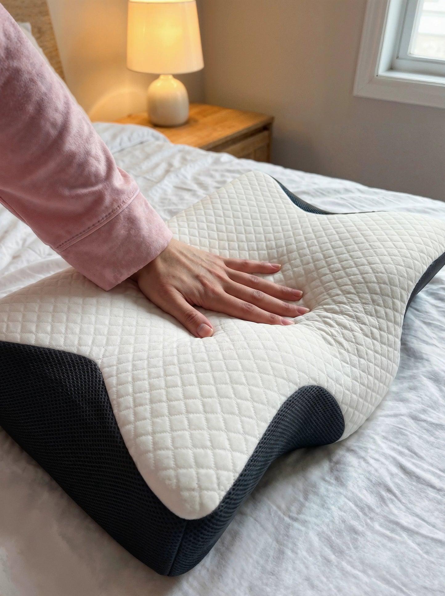 AuraHaven™ DeepSleep Orthopedic Contour Pillow